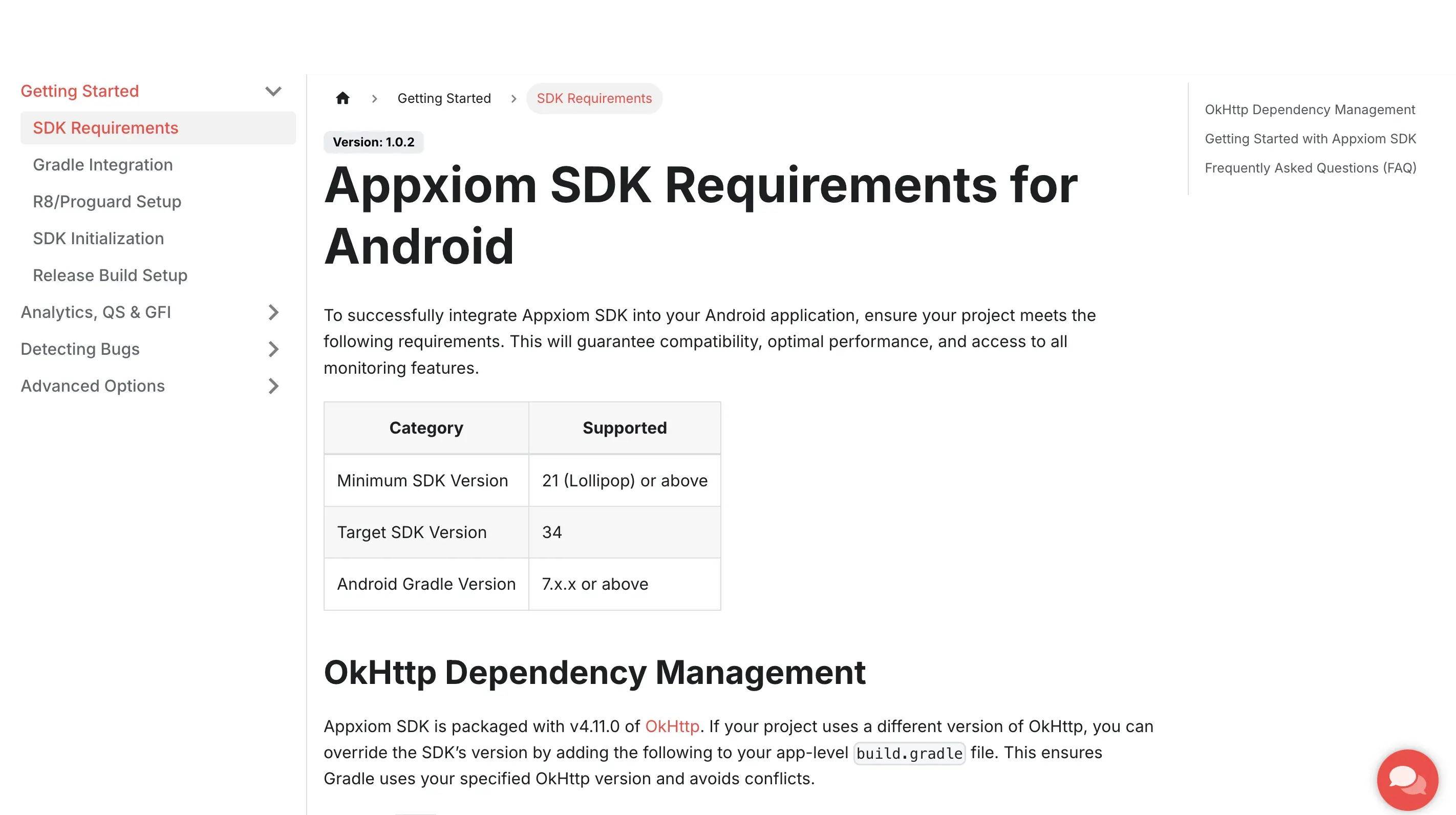 Documentation versioning example