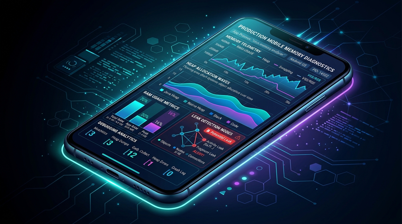 Production Memory Diagnostics: Tracking Leaks, OOMs, and Jetsam in Mobile Apps